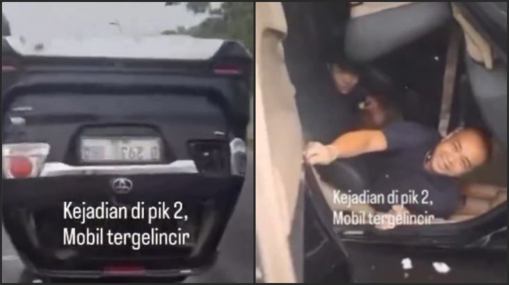 Fortuner Terbalik Karena Aquaplaning di dalam PIK 2, Warganet Soroti Penumpang yang tersebut Terlalu Santai