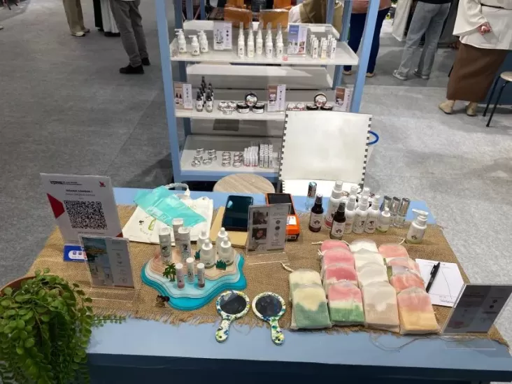 Gaet Customer di tempat tempat BRI UMKM EXPO(RT) 2025 Oganic Lombok Andalkan Bahan Baku Lokal