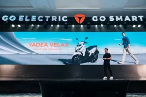 Motor Listrik Yadea Velax Meluncur di area IIMS 2025, Performa Gahar lalu Hemat