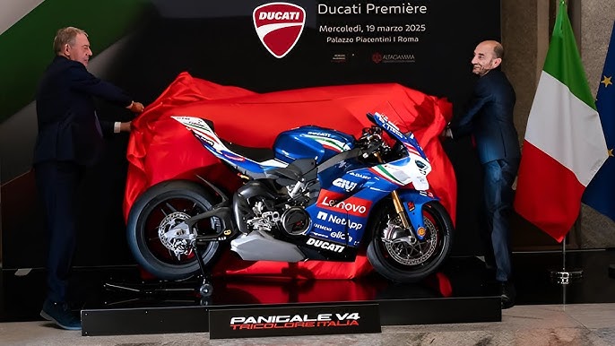 Ducati Panigale V4 Tricolore Italia, Kado Spesial Buat Pecco Bagnaia