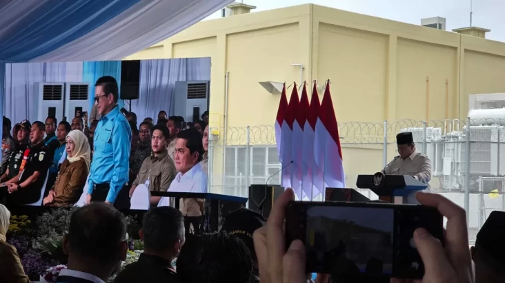 Resmikan Pabrik Emas Freeport, Prabowo Ceritakan Makna Angka 08 pada Hidupnya