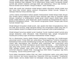 Panduan Sholat Tahajud Berdasarkan Sunnah Nabi