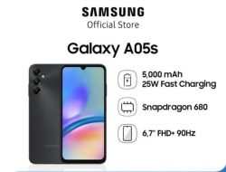 Samsung Galaxy AO5s: HP Rp2 Jutaan dengan Layar FHD+, Kamera 50MP, dan Baterai Besar