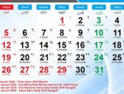 Kalender Januari 2026: Tanggal Merah dan Libur Panjang 16-18 Januari