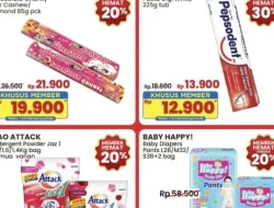 Promo Indomaret Hari Ini: Pepsodent Rp20.900, So Klin Rp8.900