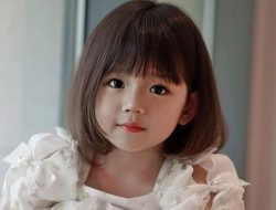 10 gaya rambut tipis anak perempuan modis!