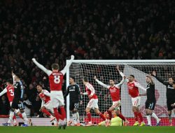 Hasil Liga Inggris – Arsenal Cetak 4 Gol di Babak Kedua Lawan Aston Villa
