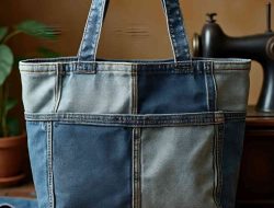 Tote bag denim: Gaya lama, fungsi baru