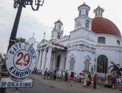 Awal Tahun 2026, Wisatawan Menggusha Kota Lama Semarang