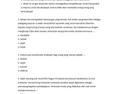 50 Soal Fiqih Kelas 8 MTs SMP Semester 2 2026