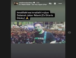 Andre Taulany bagikan foto lawas dan pesan haru usai Ndhank Surahman wafat